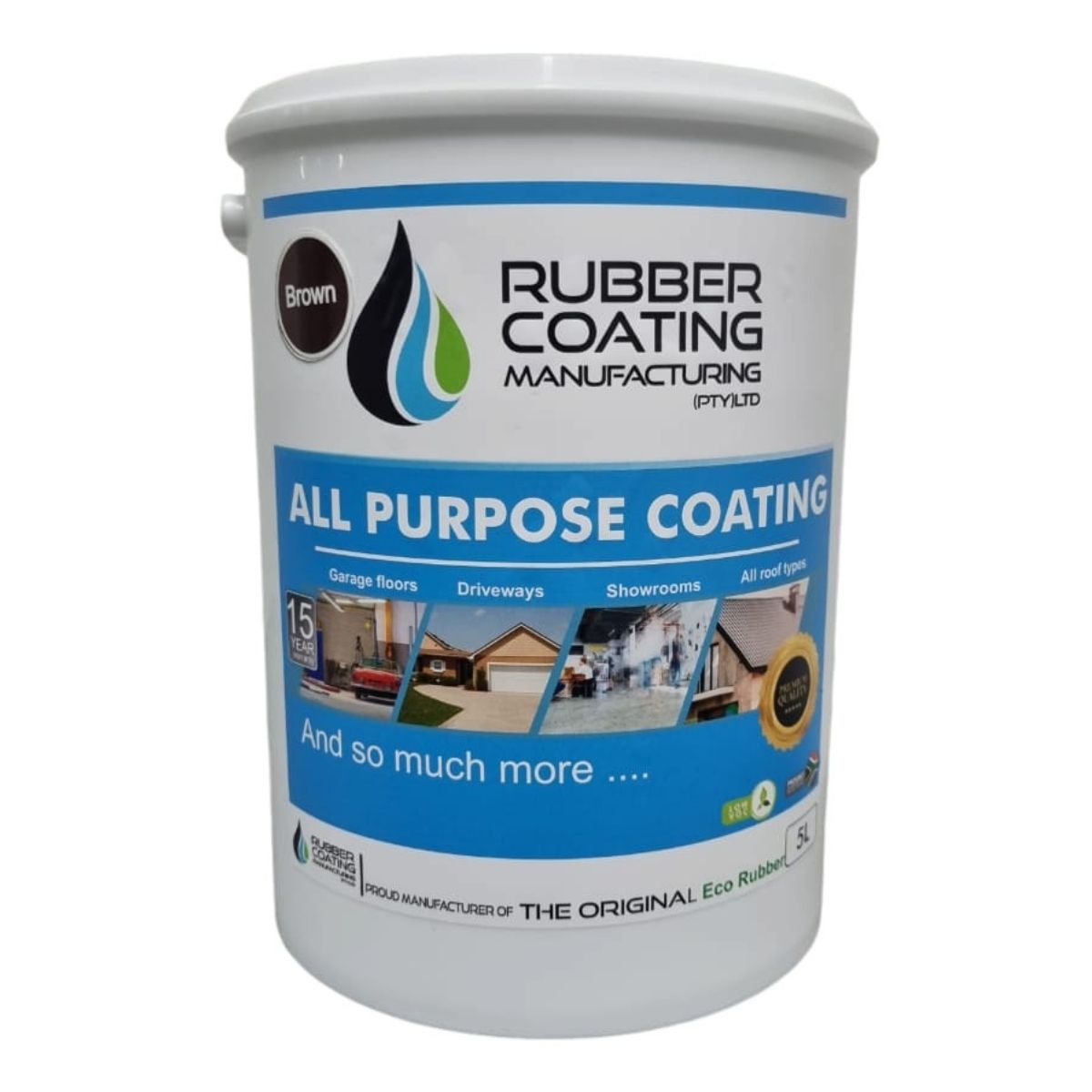 Rcm All Purpose Coating Brown 5 L