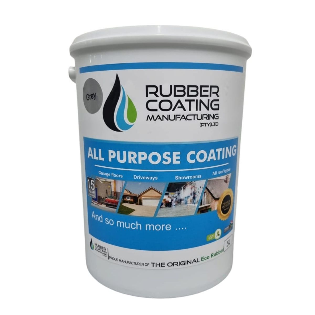 Rcm All Purpose Coating Light Grey 5 L