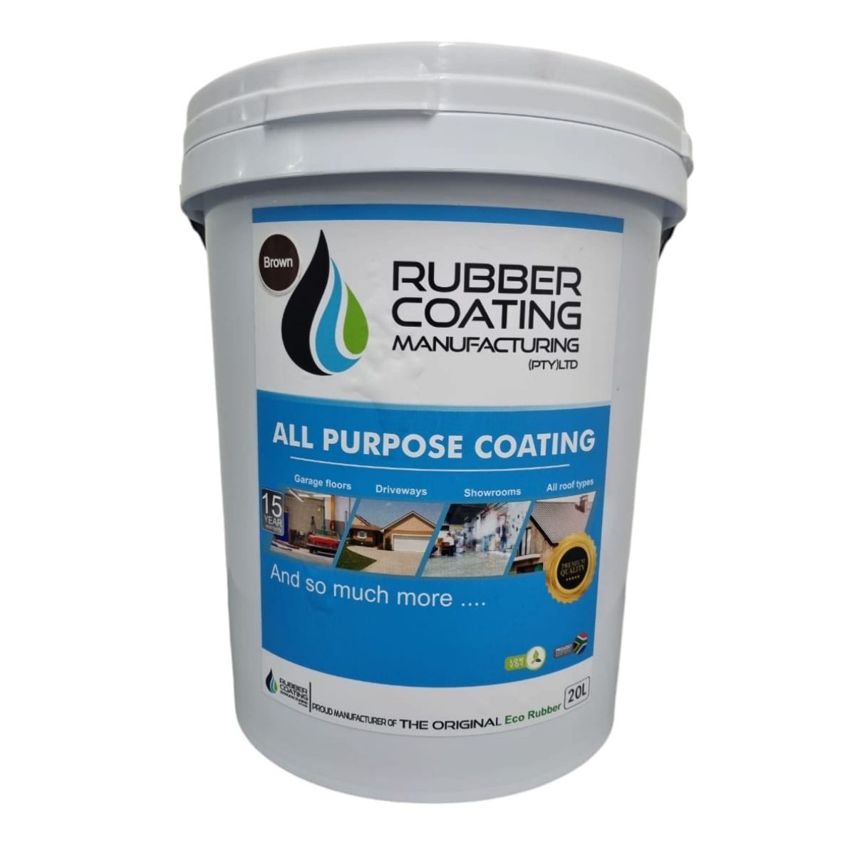 Rcm All Purpose Coating Brown 20 L