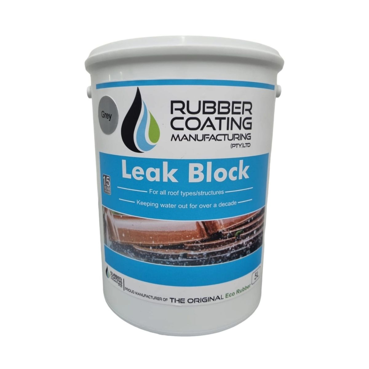 Rcm Leak Block Light Grey 5 L