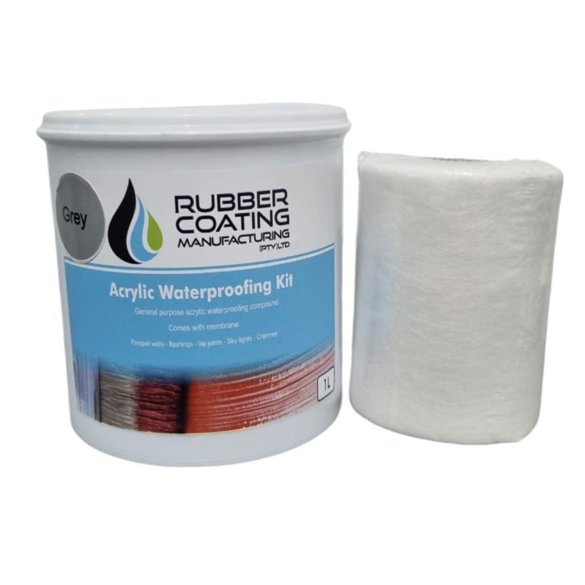 Rcm Roof Seal Kit Acrylic 1 L Light Grey
