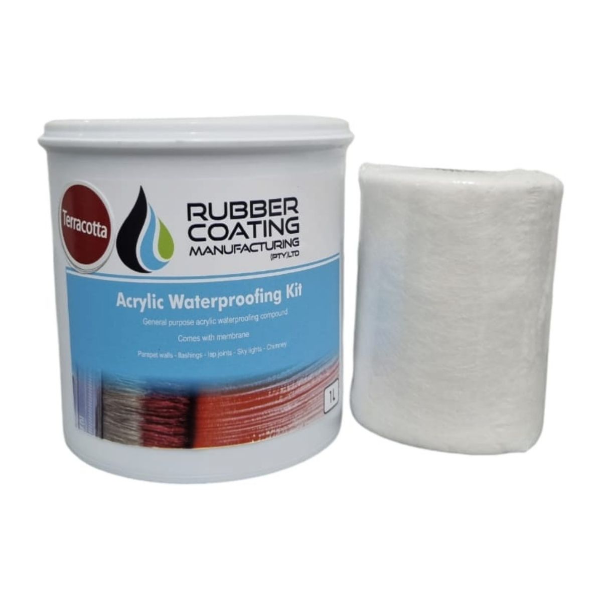 Rcm Roof Seal Kit Acrylic 1 L Terracotta