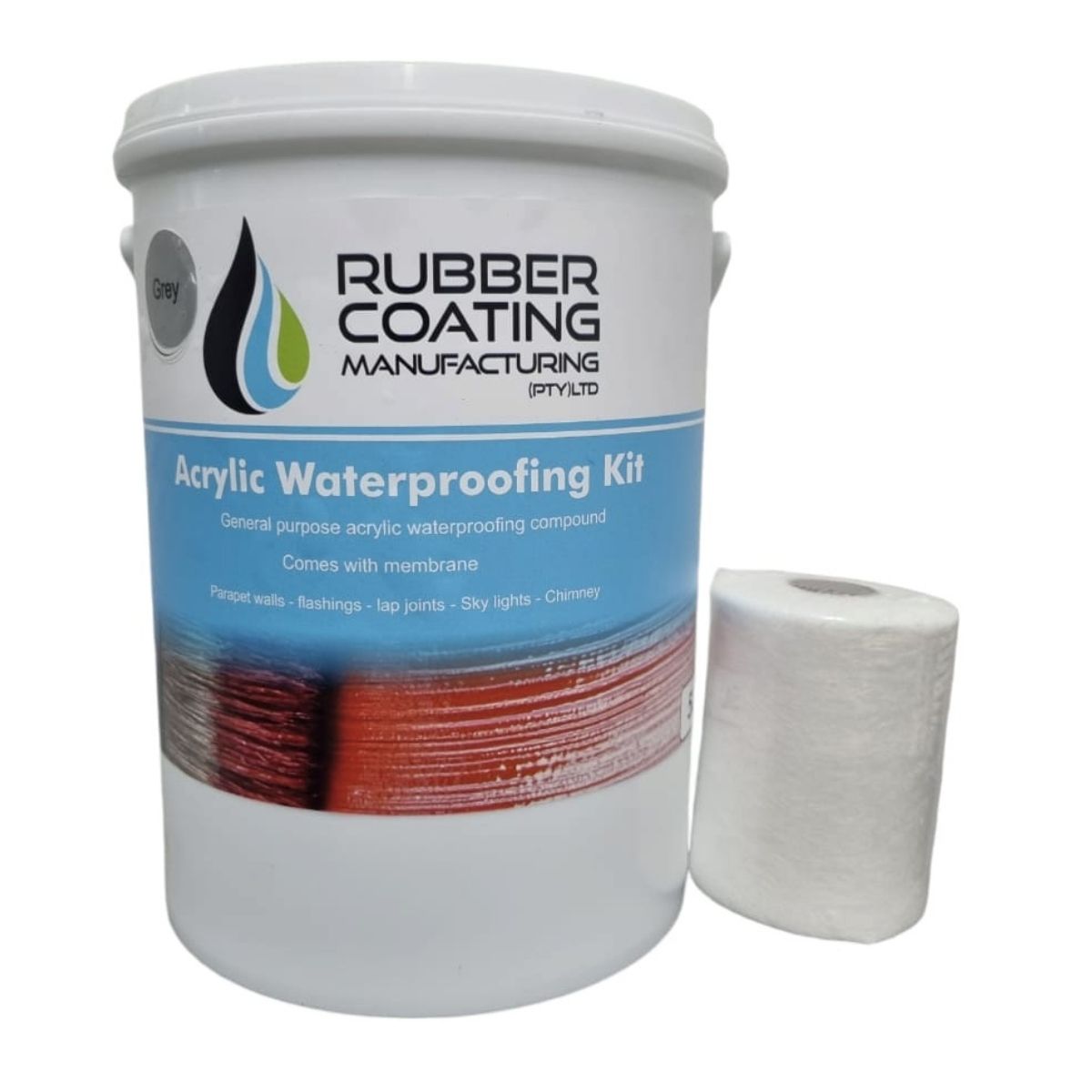 Rcm Roof Seal Kit Acrylic 5 L Light Grey