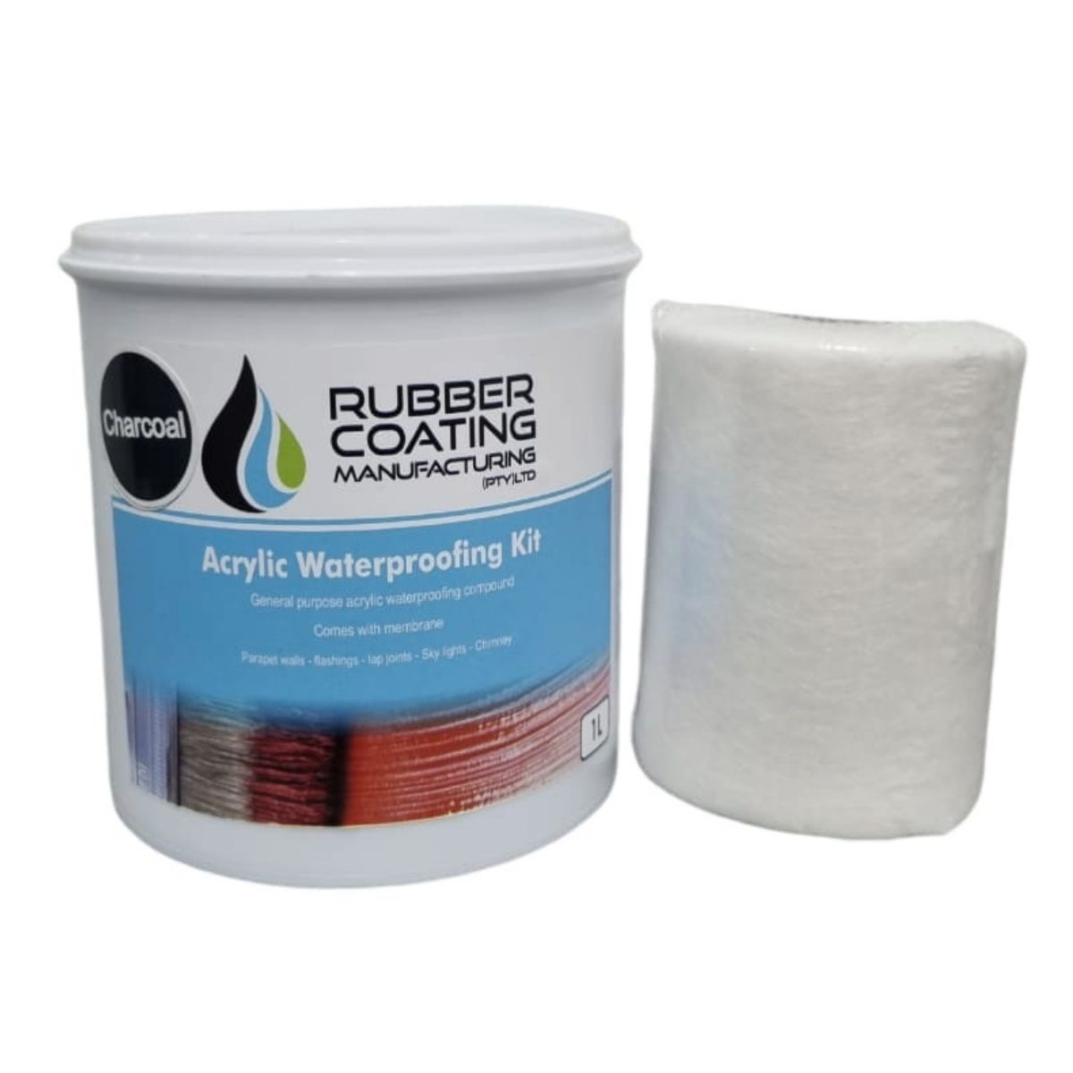 Rcm Roof Seal Kit Acrylic 1 L Charcoal