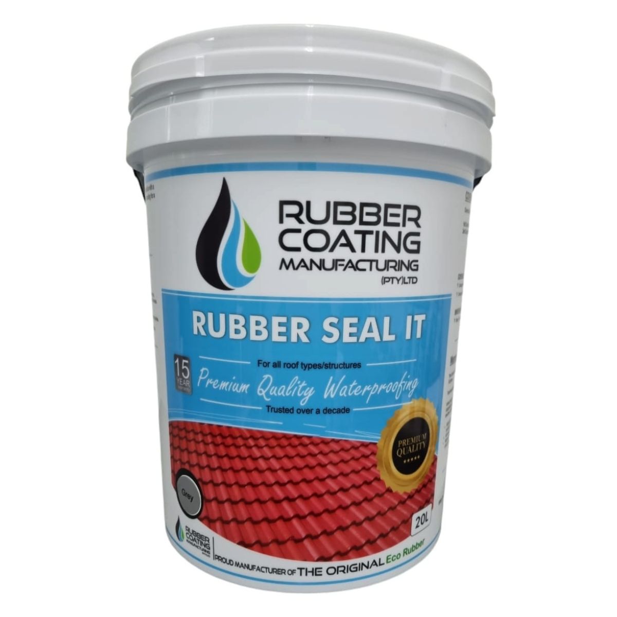 Rcm Rubber Seal Light Grey 20 L