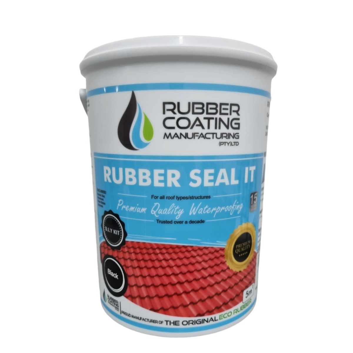 Rcm Rubber Seal Black 5 L Diy Kit