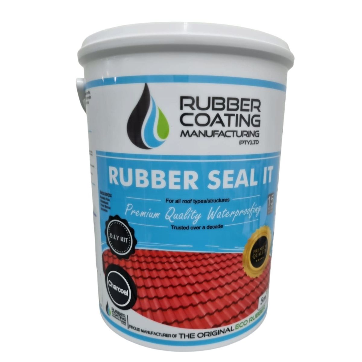 Rcm Rubber Seal Charcoal 5 L Diy Kit