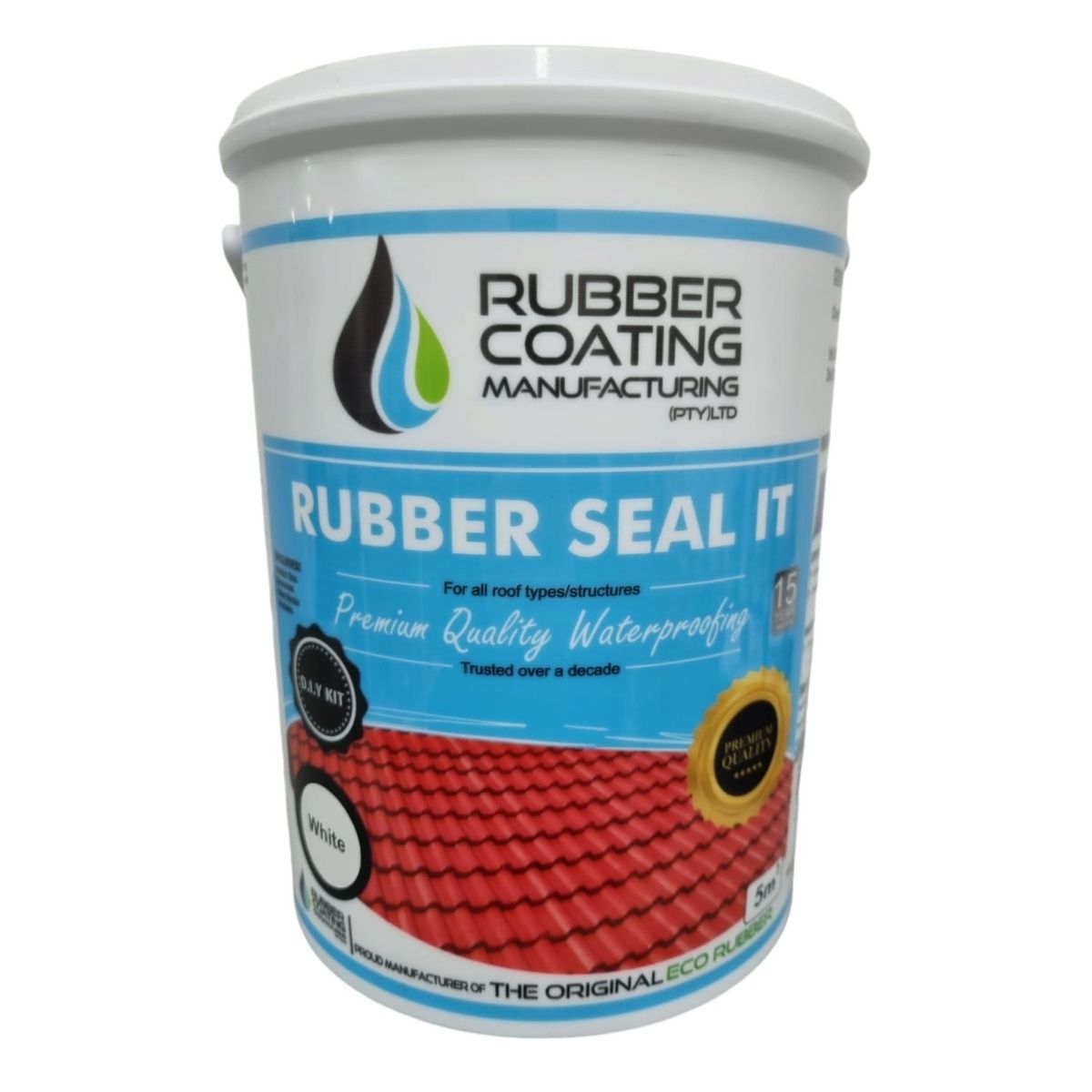 Rcm Rubber Seal White 5 L Diy Kit