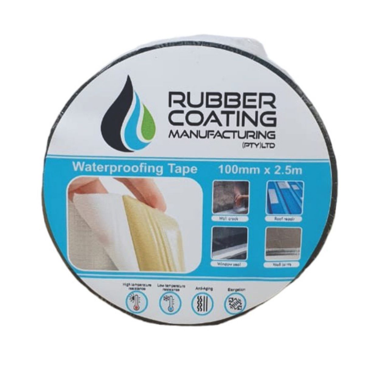 Rcm Waterproofing Tape 100 Mm X 2.5 M