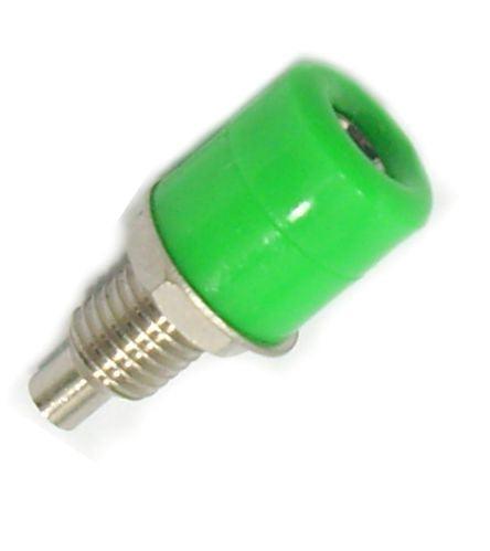 Banana Socket 4mm Green Solder Tl=21mm Rc 11 Green - Livestainable.co.za