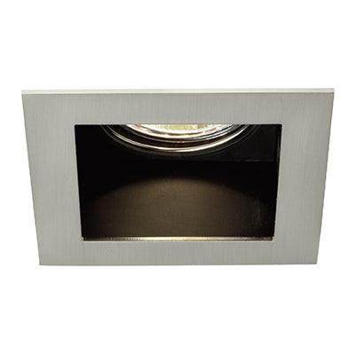 D/Light Tilt Square Steel S/Chrome Gu10 50w 230v - Livestainable.co.za