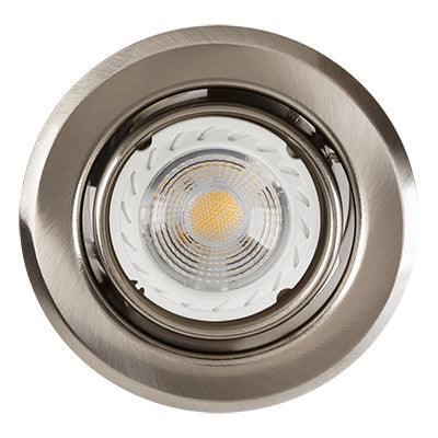 D/Light Tilt Steel Satin Chrome Gu10 50w C/O 74mm - Livestainable.co.za