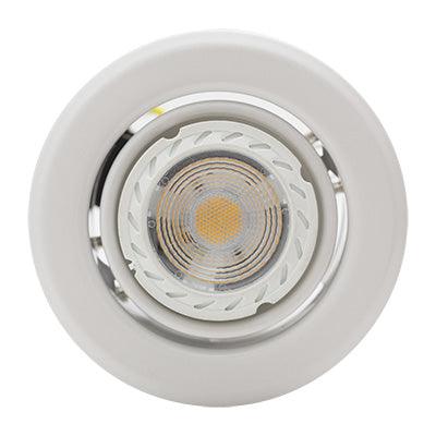 D/Light Tilt Steel White Gu10 50w C/O 74mm - Livestainable.co.za