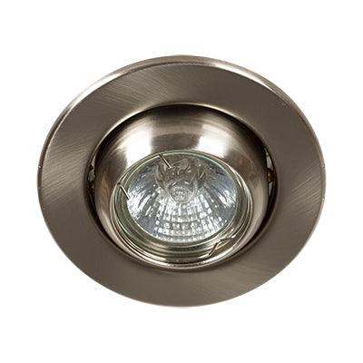 D/Light Eyeball Steel 50w Satin Chrome C/O 80mm 12v - Livestainable.co.za