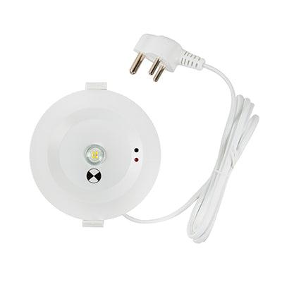 D/Light With Battery Backup Led 3w 6500 K C/O 90mm - Livestainable.co.za