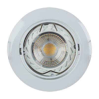 D/Light Die Cast White No L/Holder C/O 73mm - Livestainable.co.za