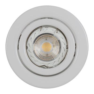 D/Light Tilt Steel White No L/Holder C/O 85mm - Livestainable.co.za