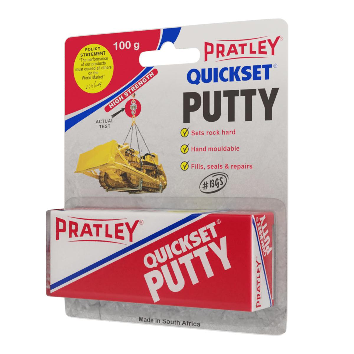 Pratley Quickset Putty 100 G Per Pack New Packaging - Livestainable.co.za