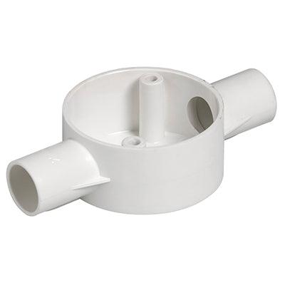 Conduit Box 2 Way 25mm Pvc - Livestainable.co.za