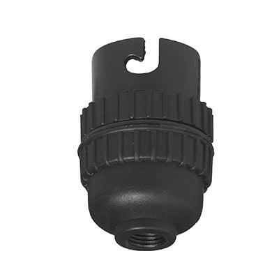 Lampholder B22 Nylon Black 10mm (Ea179 B) - Livestainable.co.za