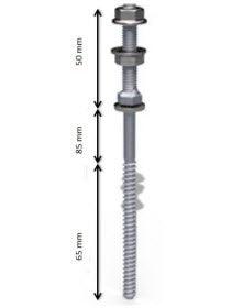 Renusol Solar Fastener for steel substructure 150mm/50mm - Livestainable.co.za