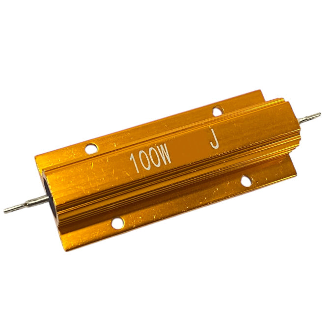 Resistor 100 W Aluminum W/W 0 E47 Smaller Body 70x30x15 D/Side 100 W 0 E47 J