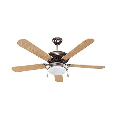 Ceiling Fan With Light Satin Chrome E27 2x60w - Livestainable.co.za