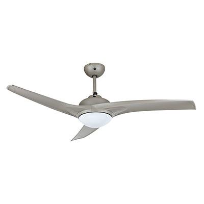 Mach One Ceiling Fan With Light & Remote Satin Titaniniun Dimmable - Livestainable.co.za