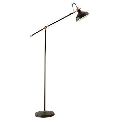 Floor Light Steel Black & Copper 1x E27 - Livestainable.co.za