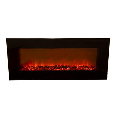 Fireplace Decorative Flat Glass Indoor With Coal 1800 W 230 V - Livestainable.co.za