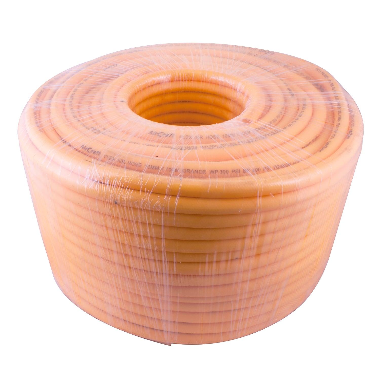 Flex Air Hose 10 Mm X 100 M Orange Wp300 Psi Bp 900 Psi Yohkon Flex - Livestainable.co.za