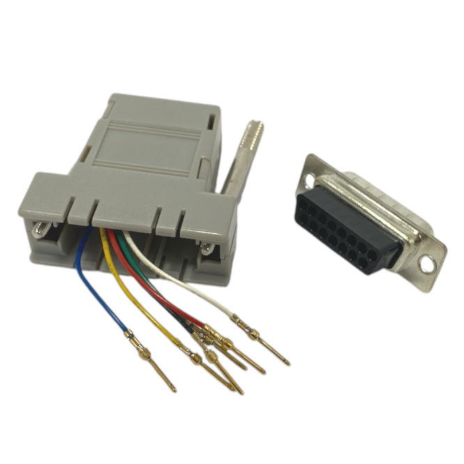 Rj12 To 15 P D Sub Rj12 15 M