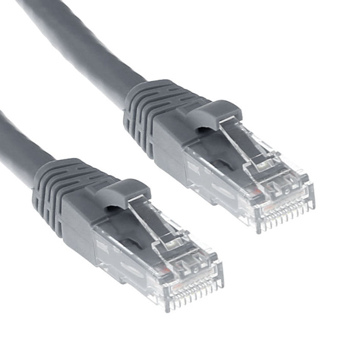 Cat5 E Network Lead Rj45 Rj45 Grey 1:1 300mm Pc5 Eugy0