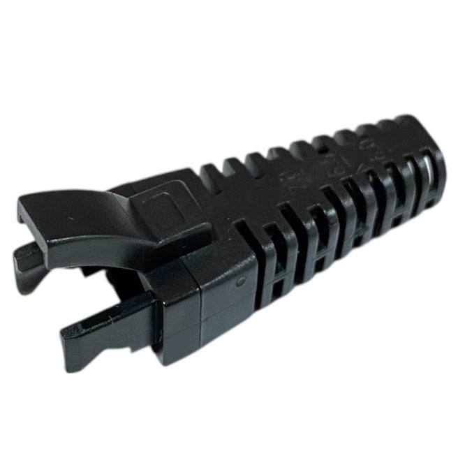 Rj45 Strain Relief Boot Od: 5.5 Mm To 7 Mm Black Rj45 Bbl3