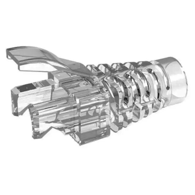 Rubber Boot For Rj45 Round Network Cable Clear Od=6.5mm Rj45 Bcl65