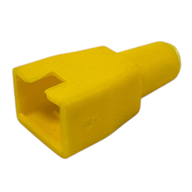 Rj45 Boot For Round Cable Yellow 27mm Rj45 Byl2