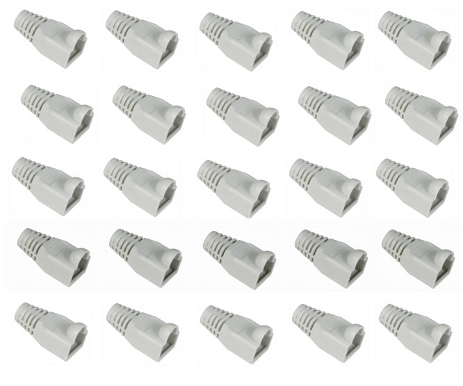Boot Rj45 Rnd Cab L Gy Bubble 28mm For 7mm Cable 1 K/Bag Rj45 Srb Lgrey - Livestainable.co.za