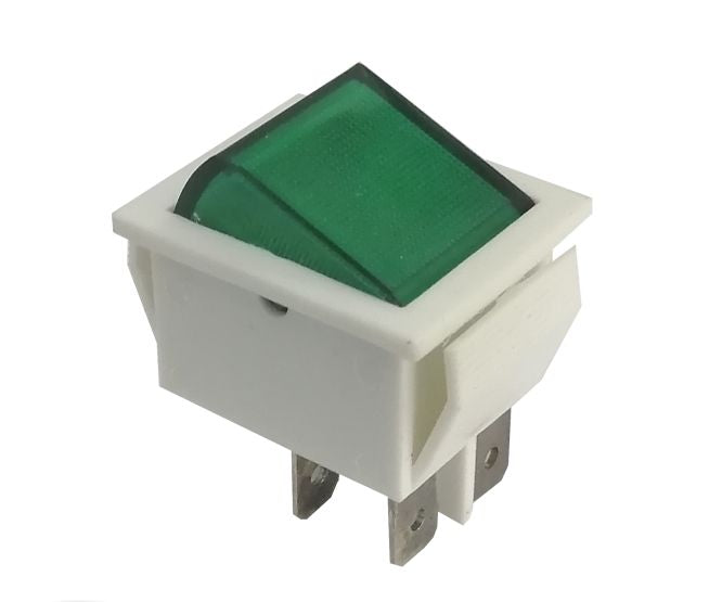 Rocker Switch Dpst Illuminated Gr 4 P 250 V 15 A Rk1 01 Gr