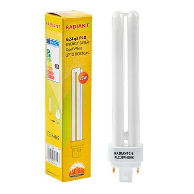 Fluorescent Cfl G24q3 4 Pin 26w 4000 K - Livestainable.co.za