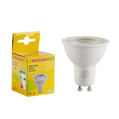 Gu10 Clear Lens 5w Led 4000 K Non Dimmable N - Livestainable.co.za