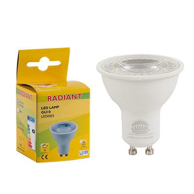 Gu10 Clear Lens 5w Led 3000 K Non Dimmable N - Livestainable.co.za