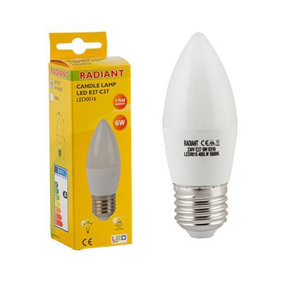 Candle Frosted 7w Led E27 5000 K N - Livestainable.co.za