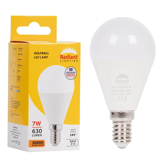 Golfball Frosted 7w Led E14 3000 K N - Livestainable.co.za