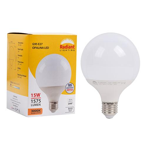 Opalina Frosted G95 15w Led E27 3000 K N - Livestainable.co.za