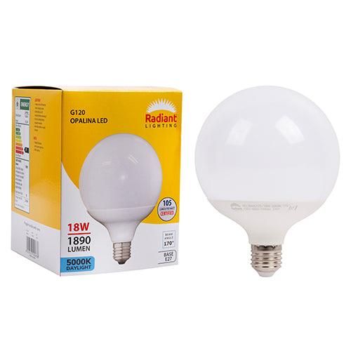 Opalina Frosted G120 18w Led E27 5000 K N - Livestainable.co.za