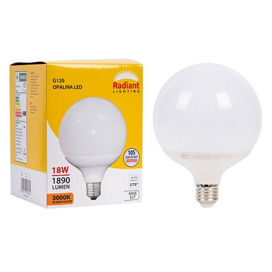 Opalina Frosted G120 18w Led E27 3000 K N - Livestainable.co.za