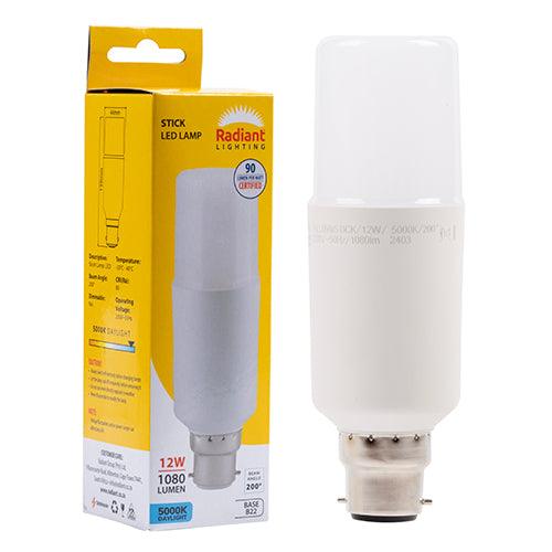 Stick Lamp Frosted T44 12w Led B22 5000 K N - Livestainable.co.za