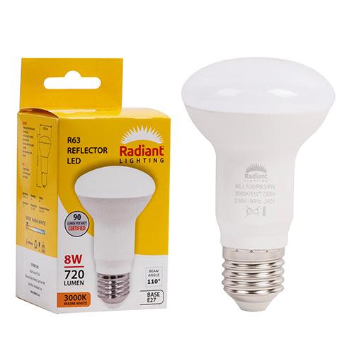 R63 Reflector 8w Led E27 3000 K N - Livestainable.co.za