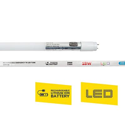 Rechargeable T8 Tube 18w Led G13 6500 K 1200mm - Livestainable.co.za