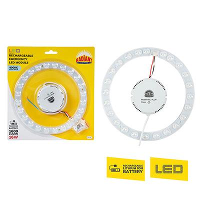 Rechargeable Emergency 205mm Led Module 16w 4000 K - Livestainable.co.za